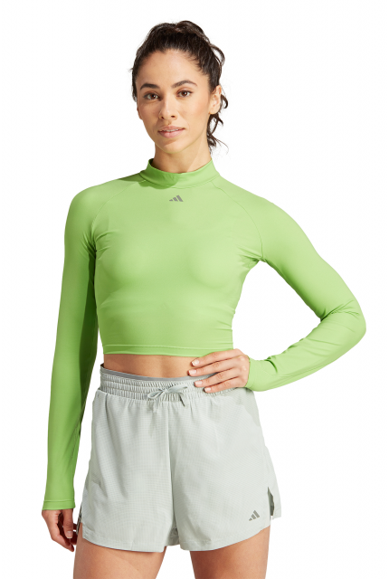 Bluzka adidas HIIT Heat.Rdy Lon Sleeve Crop - IM2656