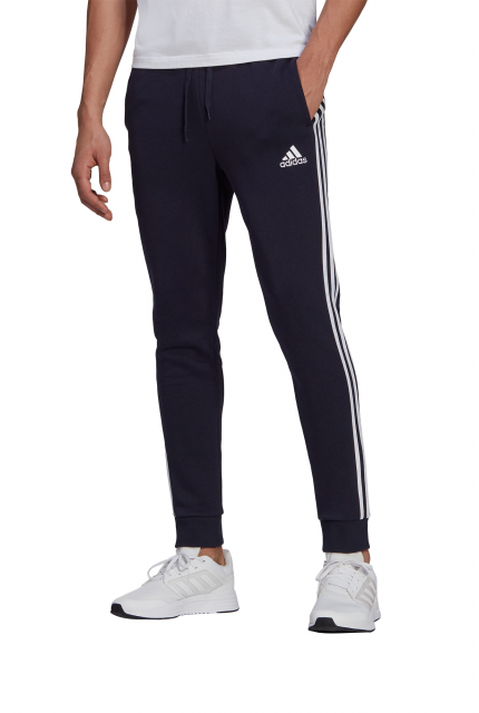 Spodnie adidas Essentials Fleece Tapered Cuff 3-Stripes - GK8823