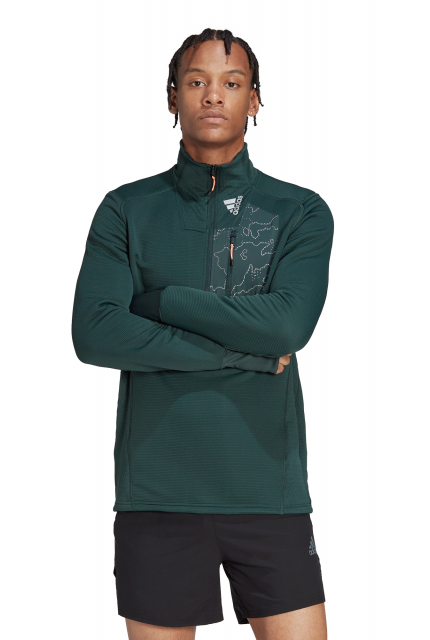Koszulka adidas X-City 1/4 Zip COLD.RDY Sweatshirt - HF6384